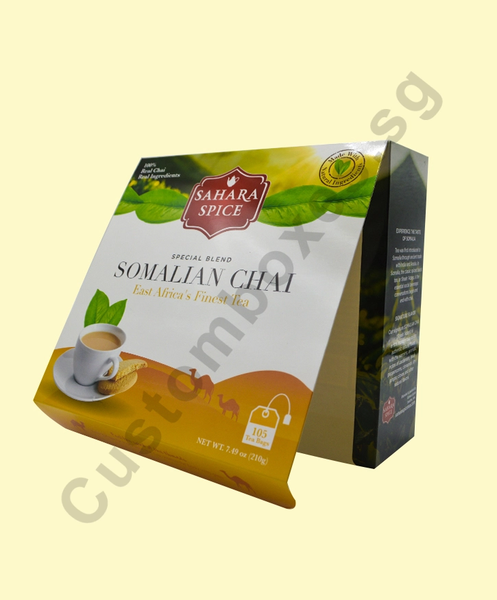 Custom Printed Tea Boxes - Custom Boxes SG