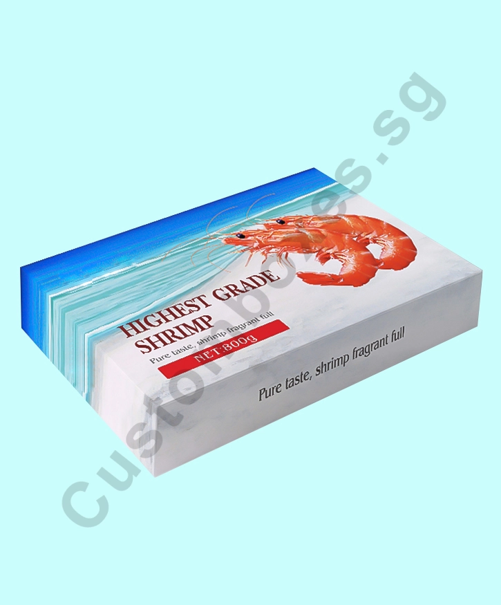 Frozen Shrimp Packaging Boxes Custom Boxes Singapore