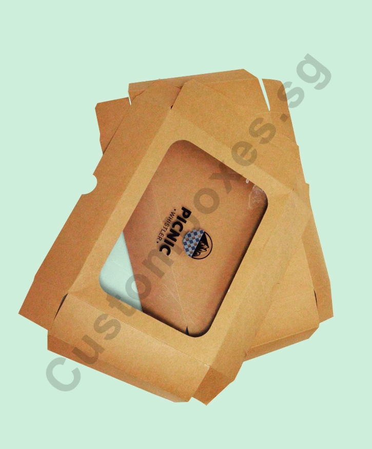 Custom Window Food Boxes Wholesale Custom Boxes SG
