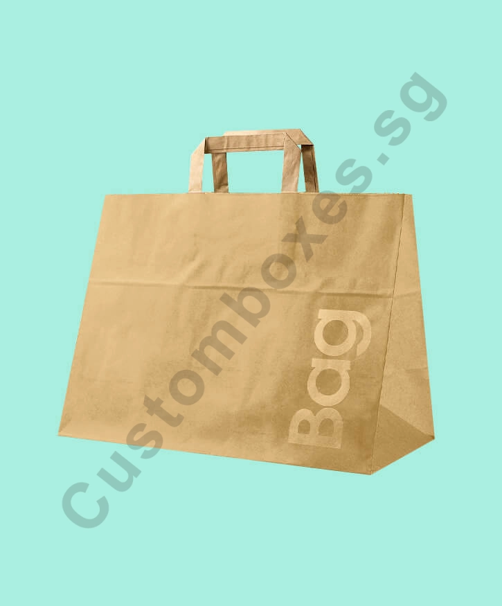 Brown Kraft Paper Bags Custom Boxes Singapore