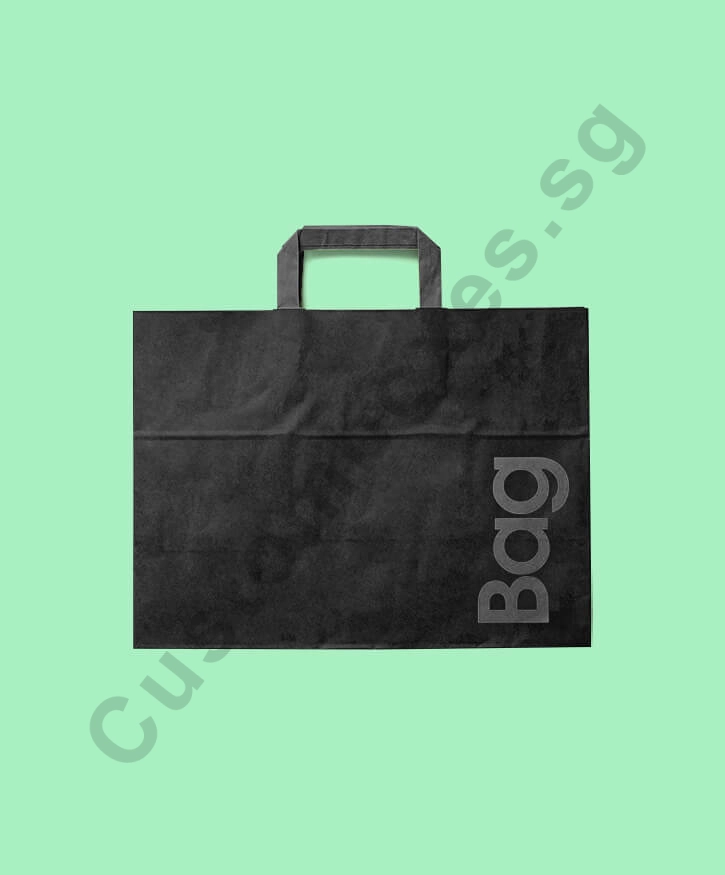 Black Kraft Paper Bags Custom Boxes Singapore